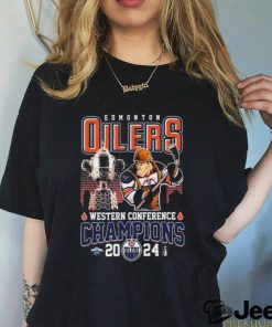 Official Edmonton Oilers Bardown Reverse Western Conference Champions 2024 shirt