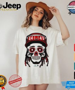 Official Elly De La Cruz Sugar Skull Cincinnati Reds t shirt