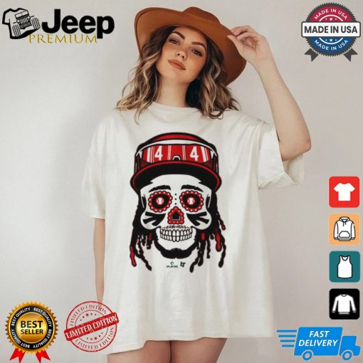 Official Elly De La Cruz Sugar Skull Cincinnati Reds t shirt