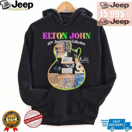 Official Elton John 60th Anniversary Collection Signature shirt