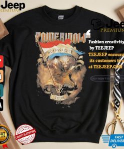 Official Esch Sur Alzette Powerwolf Wolfsnächte Tour 2024 shirt