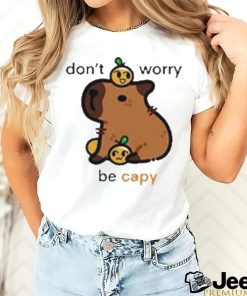 Official Eveoart Don’t Worry Be Capy painting t shirt