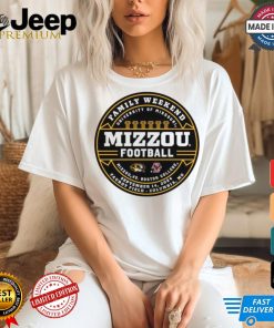 Official Family Weekend University Of Missouri Mizzou Tigers 2024 MU vs Boston College Game Day t shirt