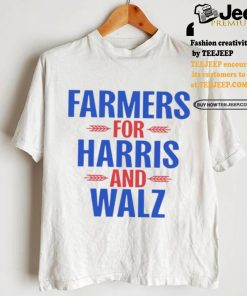 Official Farmers For Kamala Harris and Tim Walz 2024 USA T Shirt