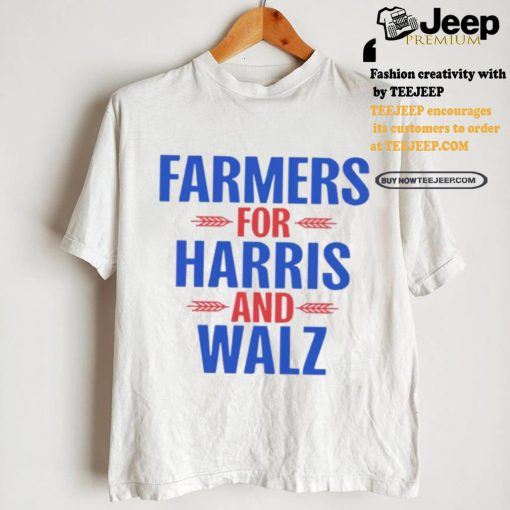 Official Farmers For Kamala Harris and Tim Walz 2024 USA T Shirt