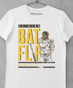 Official Fernando Tatis Jr. San Diego Padres Bat Flip Signature t shirt