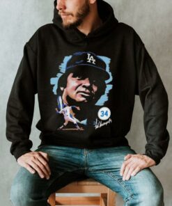 Official Fernando Valenzuela Los Angeles Dodgers Portrait Shirt