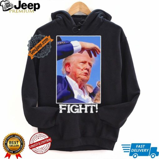 Official Fight Donald Trump Rally Gun Shot Fired Shooting Pennsylvania T Shirt