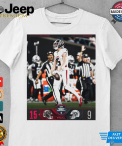 Official Final Atlanta Falcons Vs Las Vegas Raiders 15 – 9 Monday Night Football Poster t shirt