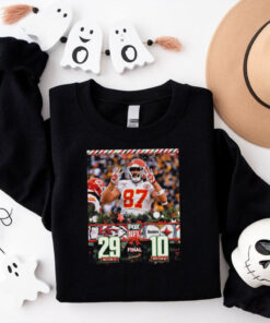 Official Final Kansas City Chiefs Vs Pittsburgh Steelers 29 – 10 Score on Christmas Day FOX Sports Poster t shirt