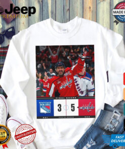 Official Final Score New York Rangers 3 – 5 Washington Capitals 2024 25 Season Poster t shirt