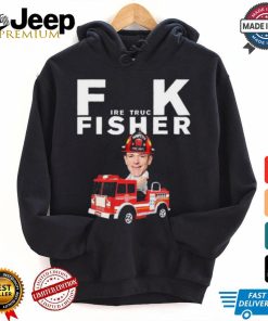 Official Fire Truck Fisher Dumpster Fire Dept Rickey Henderson t shirt