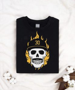 Official Flaming Pirate Skull Baseball MLB Shirt