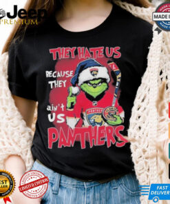 Official Florida Panthers 2024 Grinch They Hate Us Because The Ain’t Us Hockey T Shirt