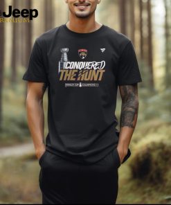 Official Florida Panthers Qunque Red The Hunt 2024 Stanley Cup Champions T Shirt