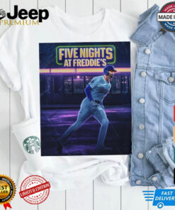 Official Freddie Freeman Los Angeles Dodgers Five Nights At Freddie’s Poster t shirt