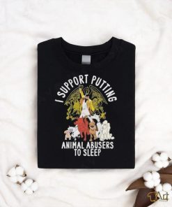 Official Freddie Mercury I Support Putting Animal Abusers To Sleep Shirt