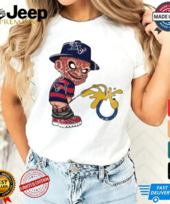 Official Freddy Krueger Houston Texans Piss On Indianapolis Colts Halloween 2024 Shirt