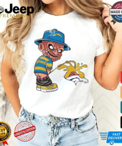 Official Freddy Krueger Los Angeles Chargers Piss On Denver Broncos Halloween 2024 NFL Shirt