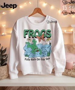 Official Frogs fully rely on gay sex T shirt