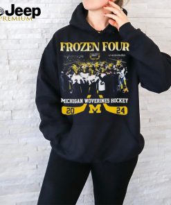 Official Frozen Four Michigan Wolverines Hockey Team 2024 Shirt