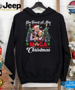 Official Funny Santa Trump Have Yourself A Merry Maga Christmas Xmas Shirt
