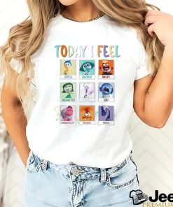 Official Funny Today I Feel Inside Out Disney Shirt