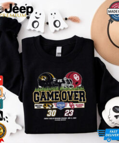 Official Game Over Mizzou Tigers Champion Victory vs Oklahoma Sooners 30 – 23 Military Appreciation Day 2024 t shirt