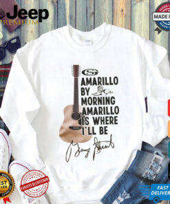 Official George Strait Amarillo By Morning Amarillo Is Where I’ll Be Signature Shirt