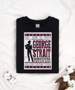 Official George Strait The King at Kyle Field 2024 Shirt