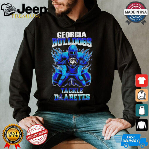 Official Georgia Bulldogs Tackle Diabetes Awareness Month November 2024 Shirt