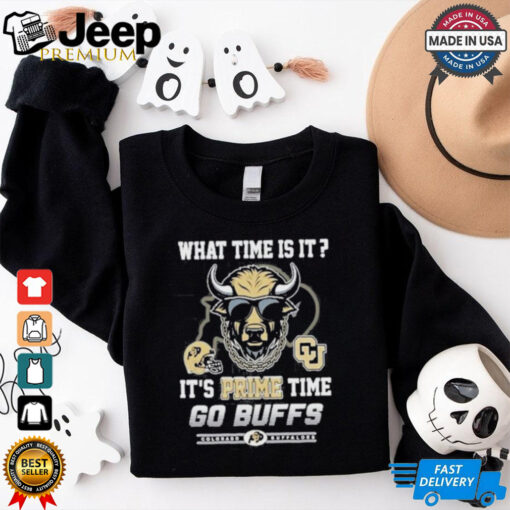 Official Go Buffs What Time Is It – It’s Prime Time 2D T shirts