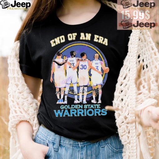 Official Golden State Warriors End Of An Era Signatures shirt