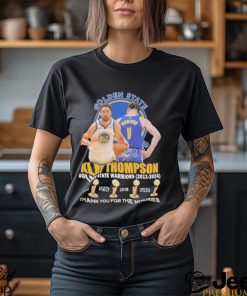 Official Golden State Warriors Klay Thompson 2011 2024 Thank You For The Memories T shirt