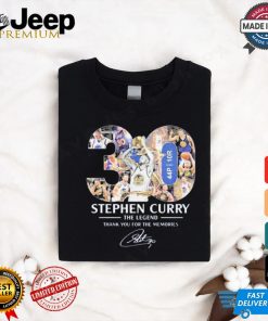 Official Golden State Warriors Stephen Curry The Legend Thank You T Shirt