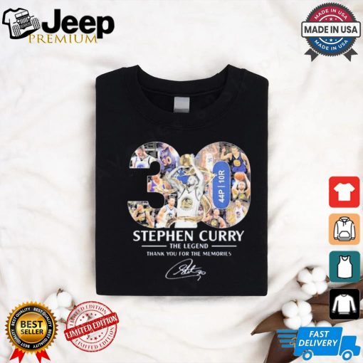 Official Golden State Warriors Stephen Curry The Legend Thank You T Shirt