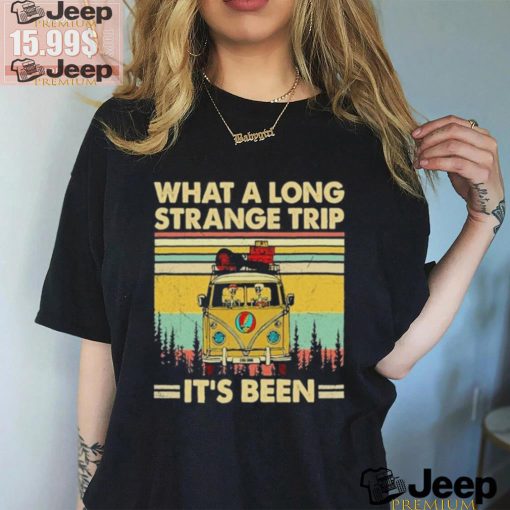 Official Grateful Dead It’s Been A Long Strange Trip Hippie Fan Rock T Shirt