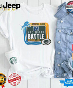 Official Green Bay Packers vs Detroit Lions 2024 NFC North Battle Lambeau Field Nov 3 Matchup shirt