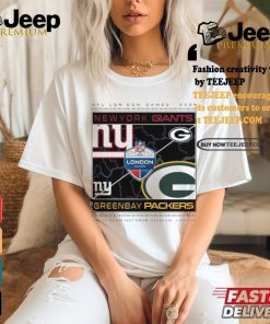 Official Green Bay Packers vs New York Giants NFL London Games 2024 shirt