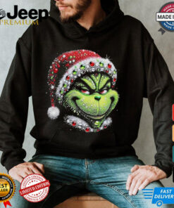 Official Grinch 2024 The Creepy Smile For Christmas T Shirt