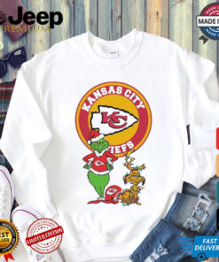 Official Grinch And Max Kansas City Chiefs Merry Christmas 2024 Shirt