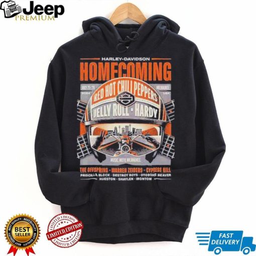 Official Harley Davidson Homecoming Festival 2024 Milwaukee Music And Motorcycles From July 25 28th Shirt