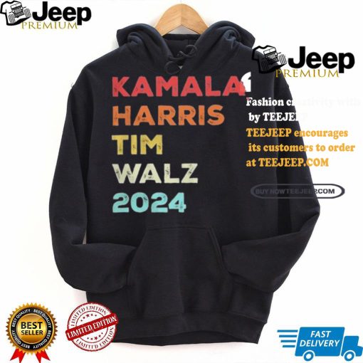 Official Harris Walz 2024 Kamala Harris Tim Walz For Election President Campaign Vintage T shirt