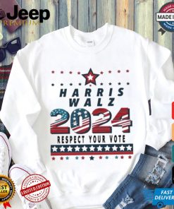 Official Harris Walz 2024 Respect Your Vote T shirt