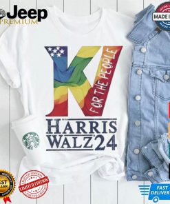 Official Harris Walz Racerback For THe People 24 T Shirt