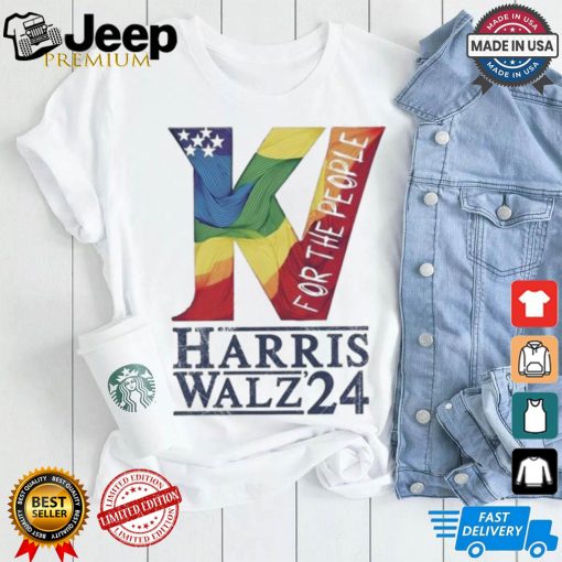 Official Harris Walz Racerback For THe People 24 T Shirt