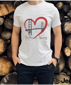 Official Heart Francis Scott Key bridge Baltimore strong Shirt