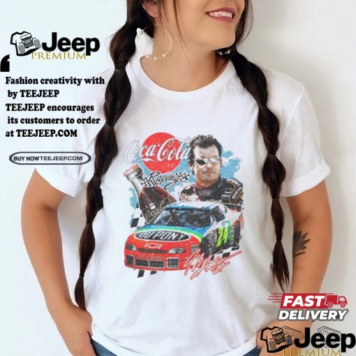 Official Heavyweight Legends Jeff Gordan Coca Cola Racing Vintage T Shirt