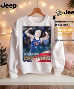 Official Helen Maroulis Bronze Medal Wrestling Women’s Freestyle 57kg Paris Olympic 2024 Poster t shirt