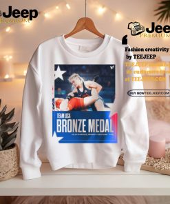 Official Helen Maroulis Team USA Bronze Medal Women’s Wrestling 57kg Paris Olympic 2024 Poster t shirt